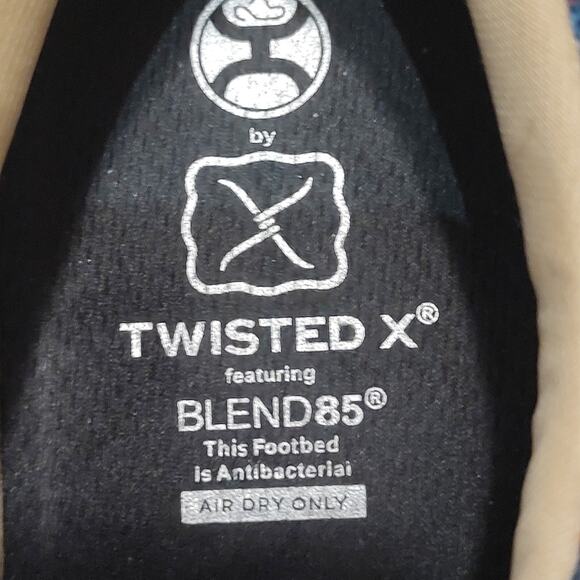 Twisted X Hooey Loper Aztec Red Multi-Color Shoes WHYC026 Women's Sz 8.5M - Picture 13 of 13